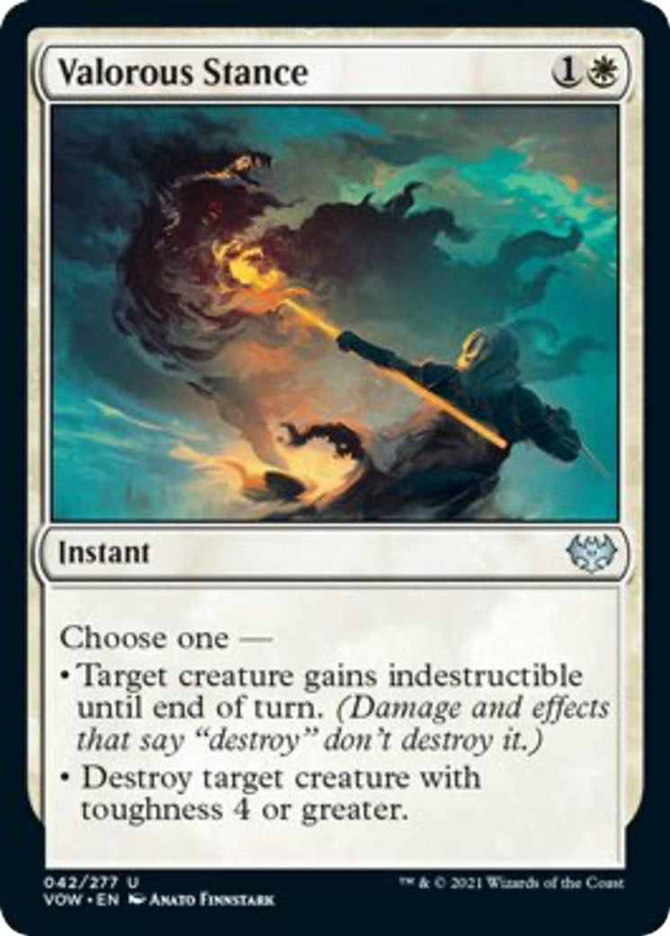 Image for Valorous Stance (Innistrad: Crimson Vow) (42) - Magic: The Gathering
