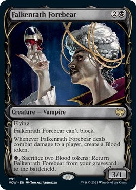 Image for Falkenrath Forebear (Showcase) (Innistrad: Crimson Vow) (291) - Magic: The Gathering