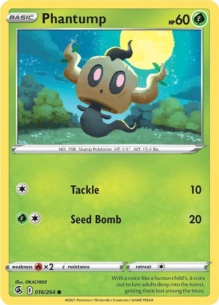 Image for Phantump (SWSH08: Fusion Strike) (016/264) - Pokemon