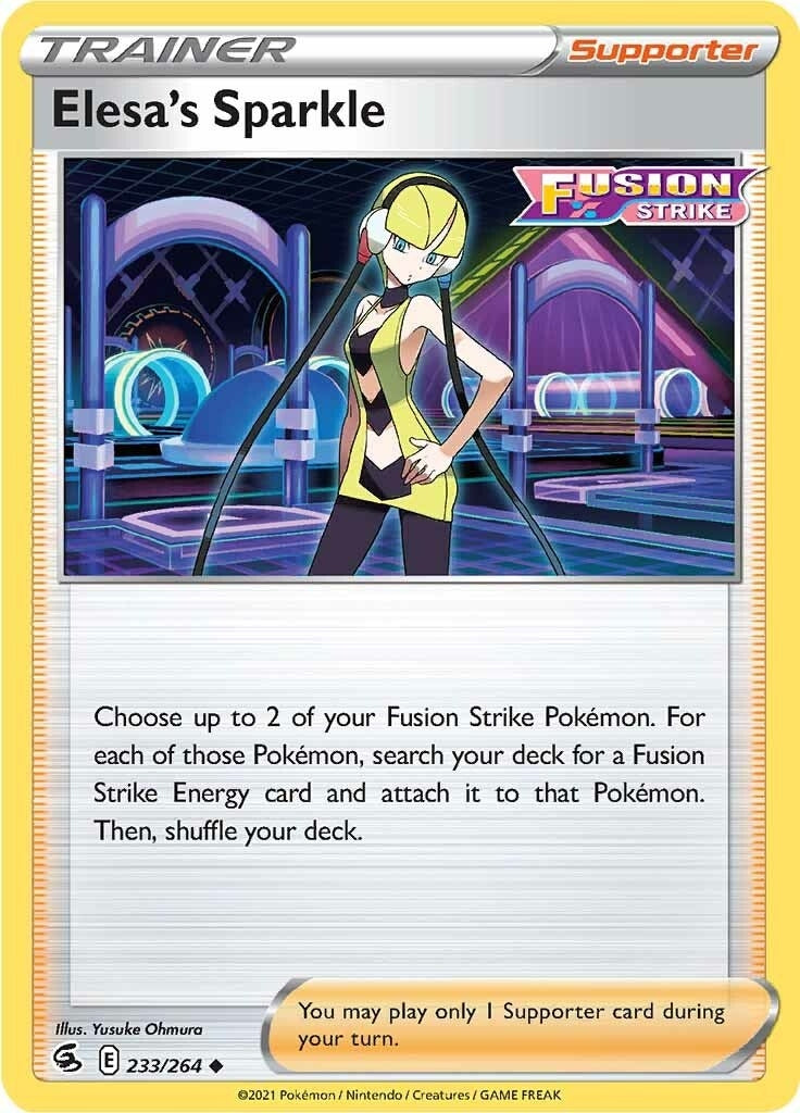 Image for Elesa's Sparkle (SWSH08: Fusion Strike) (233/264) - Pokemon