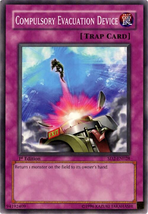 Image for Compulsory Evacuation Device (Structure Deck: Zombie Madness) (SD2-EN028) - YuGiOh