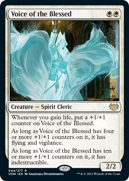 Image for Voice of the Blessed (Innistrad: Crimson Vow) (44) - Magic: The Gathering