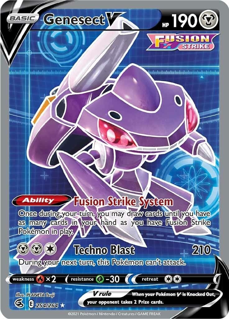 Image for Genesect V (Full Art) (SWSH08: Fusion Strike) (254/264) - Pokemon