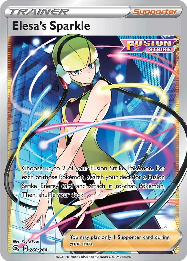 Image for Elesa's Sparkle (Full Art) (SWSH08: Fusion Strike) (260/264) - Pokemon