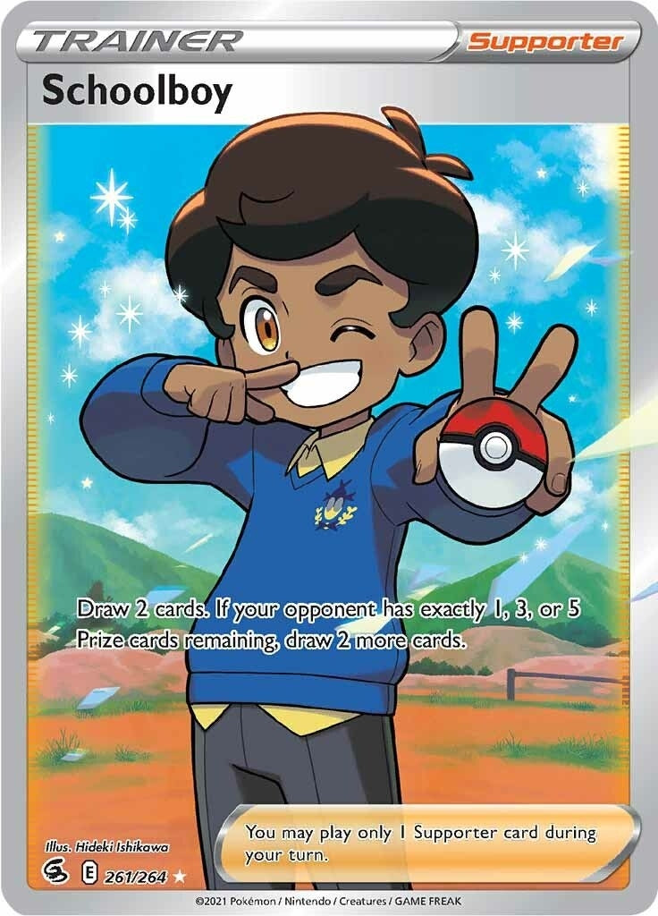 Image for Schoolboy (Full Art) (SWSH08: Fusion Strike) (261/264) - Pokemon
