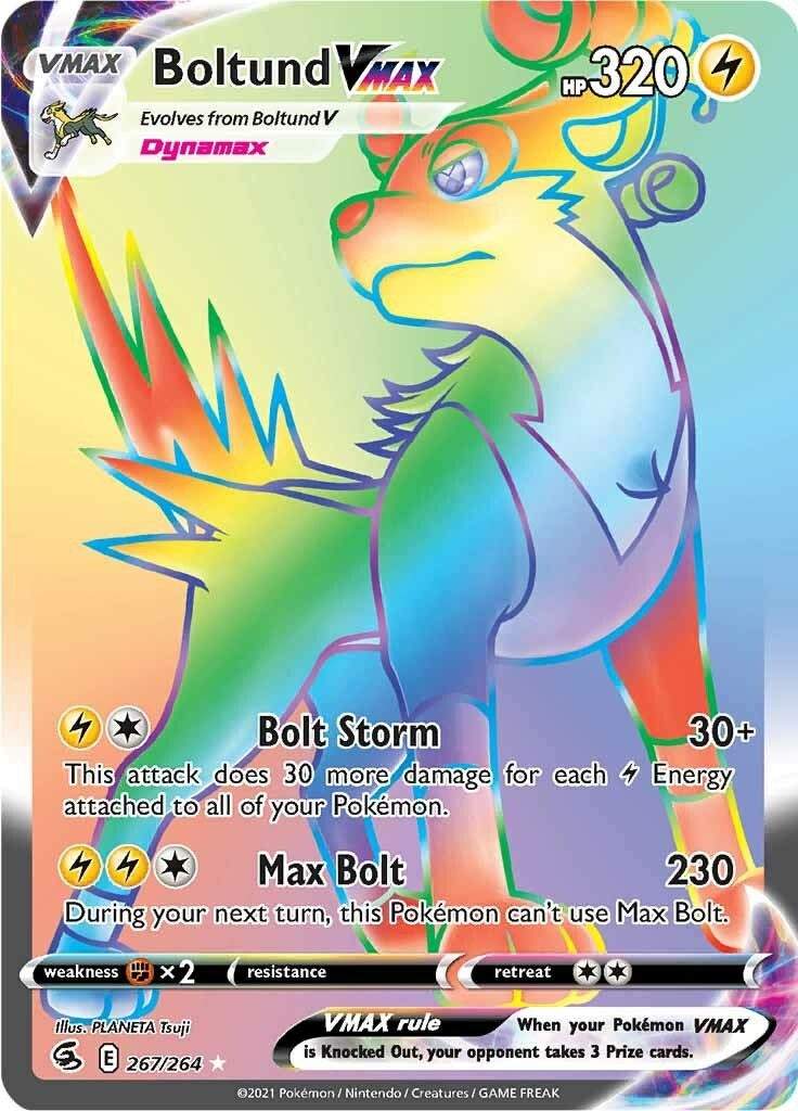 Image for Boltund VMAX (Secret) (SWSH08: Fusion Strike) (267/264) - Pokemon