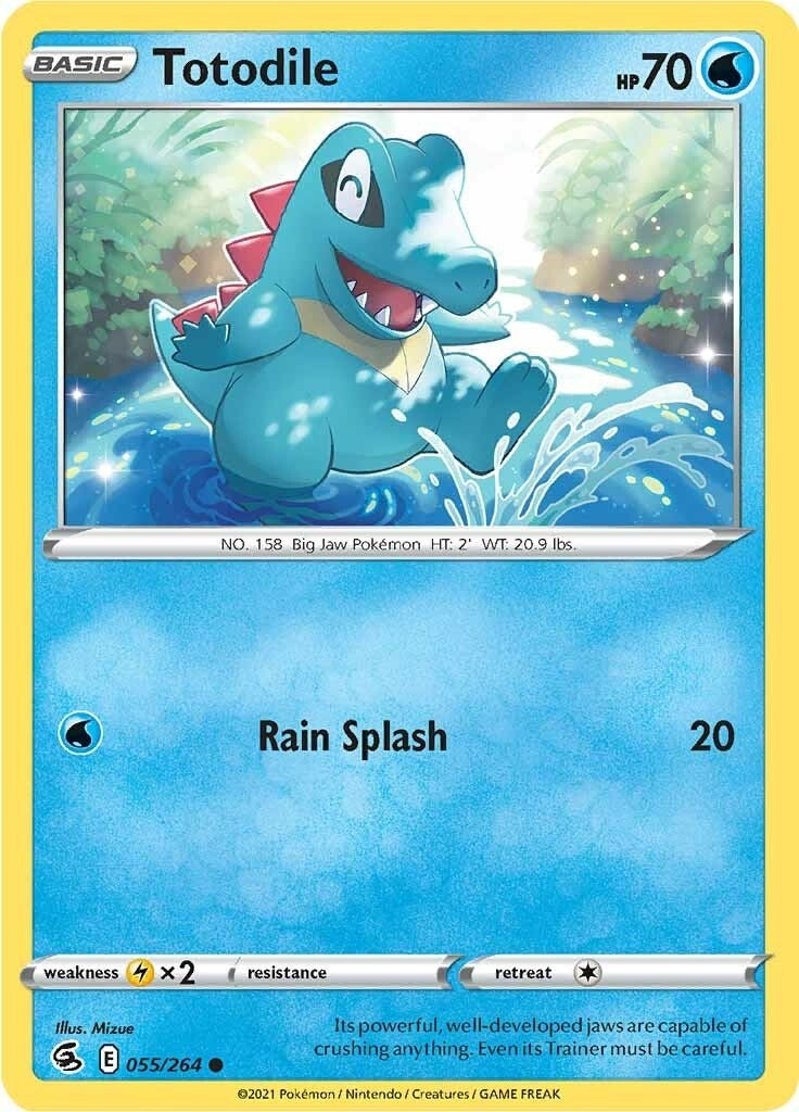 Image for Totodile (SWSH08: Fusion Strike) (055/264) - Pokemon
