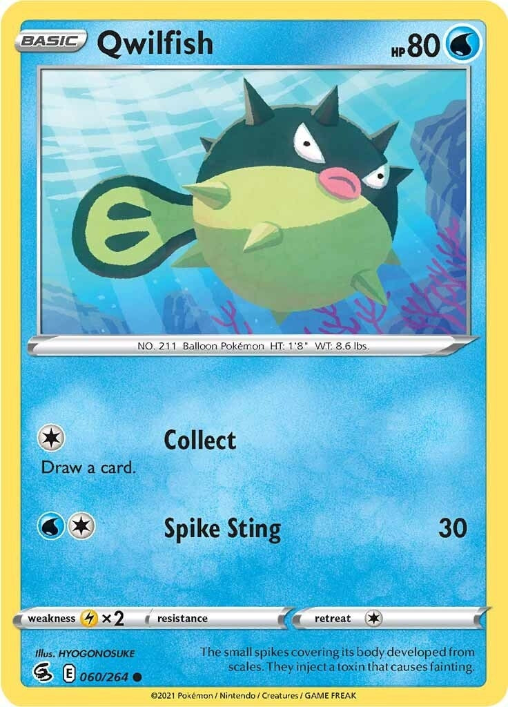 Image for Qwilfish (SWSH08: Fusion Strike) (060/264) - Pokemon