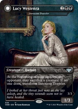 Image for Lucy Westenra - Innocent Traveler (Innistrad: Crimson Vow) (336) - Magic: The Gathering