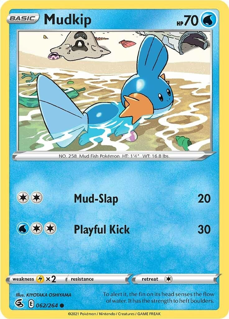 Image for Mudkip (SWSH08: Fusion Strike) (062/264) - Pokemon