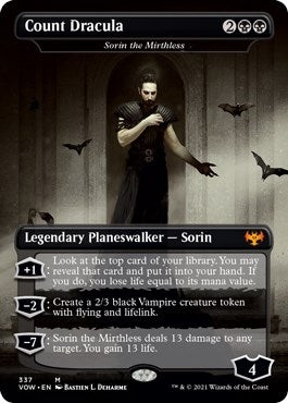 Image for Count Dracula - Sorin the Mirthless (Innistrad: Crimson Vow) (337) - Magic: The Gathering