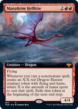 Image for Manaform Hellkite (Extended Art) (Innistrad: Crimson Vow) (380) - Magic: The Gathering