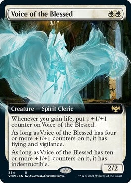 Image for Voice of the Blessed (Extended Art) (Innistrad: Crimson Vow) (354) - Magic: The Gathering