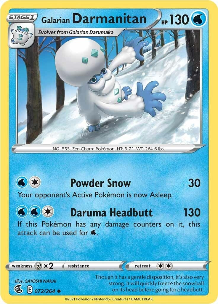 Image for Galarian Darmanitan (SWSH08: Fusion Strike) (072/264) - Pokemon
