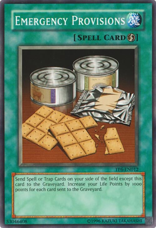 Image for Emergency Provisions (Tournament Pack 6) (TP6-EN012) - YuGiOh