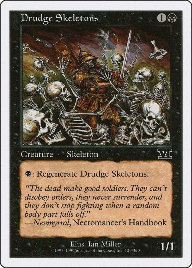 Image for Drudge Skeletons (Classic Sixth Edition) (123) - Magic: The Gathering