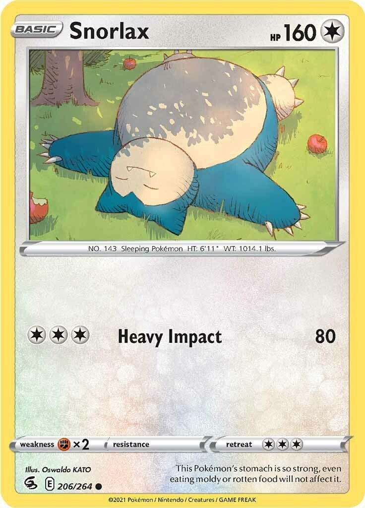 Image for Snorlax (SWSH08: Fusion Strike) (206/264) - Pokemon