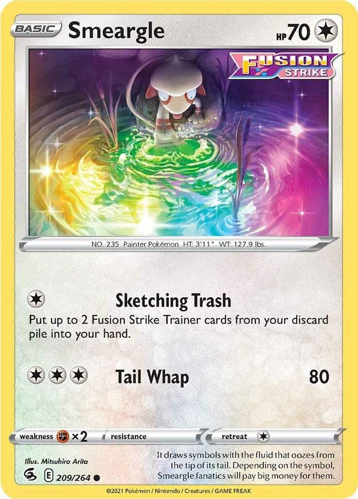 Image for Smeargle (SWSH08: Fusion Strike) (209/264) - Pokemon