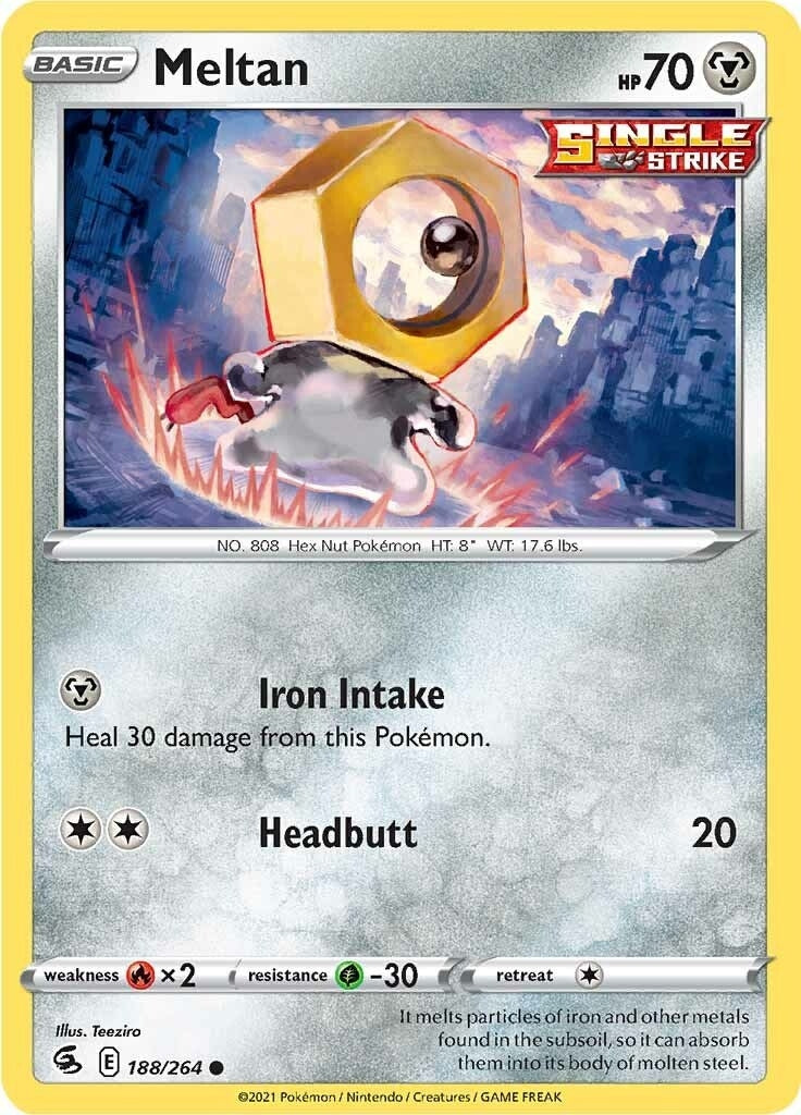Image for Meltan (SWSH08: Fusion Strike) (188/264) - Pokemon
