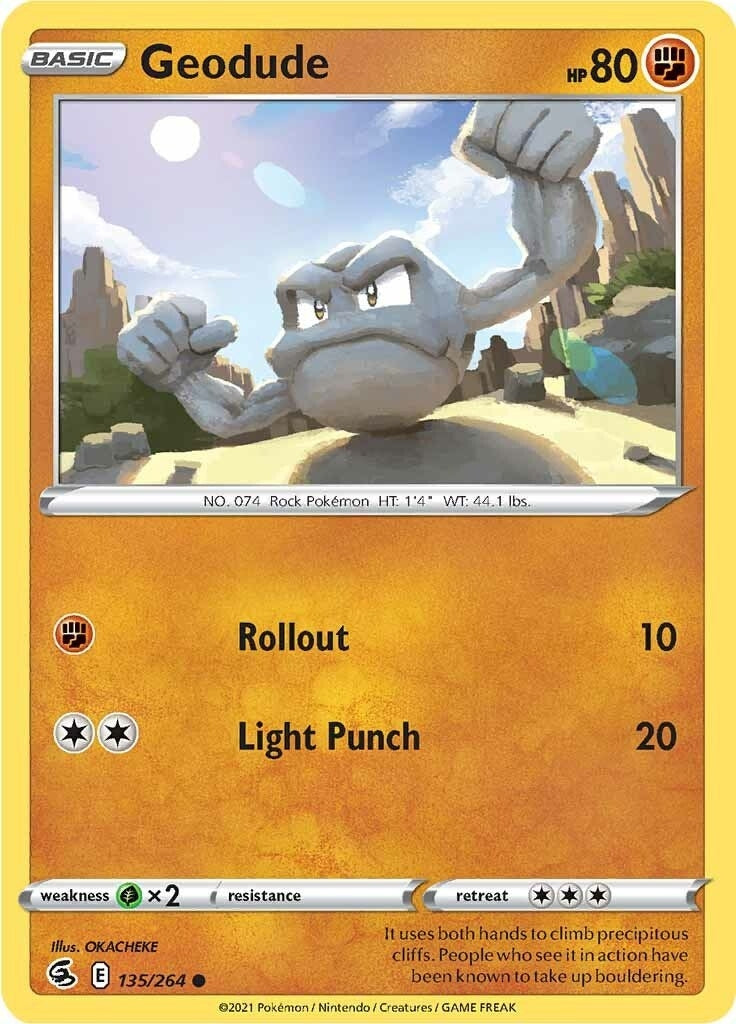 Image for Geodude (SWSH08: Fusion Strike) (135/264) - Pokemon
