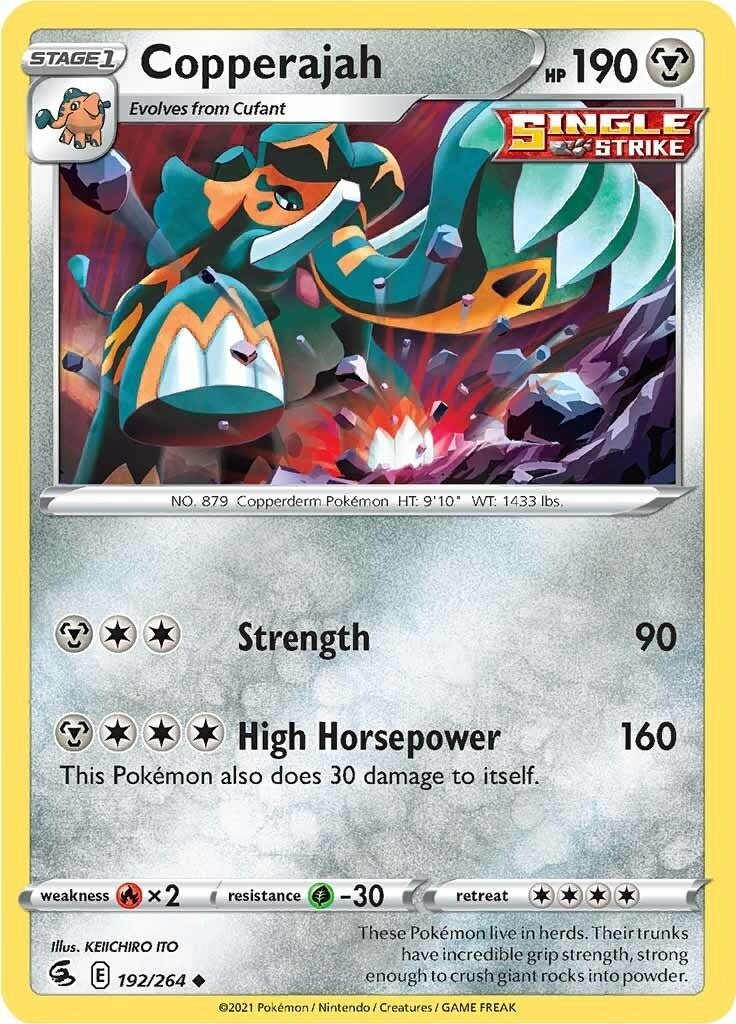 Image for Copperajah (SWSH08: Fusion Strike) (192/264) - Pokemon