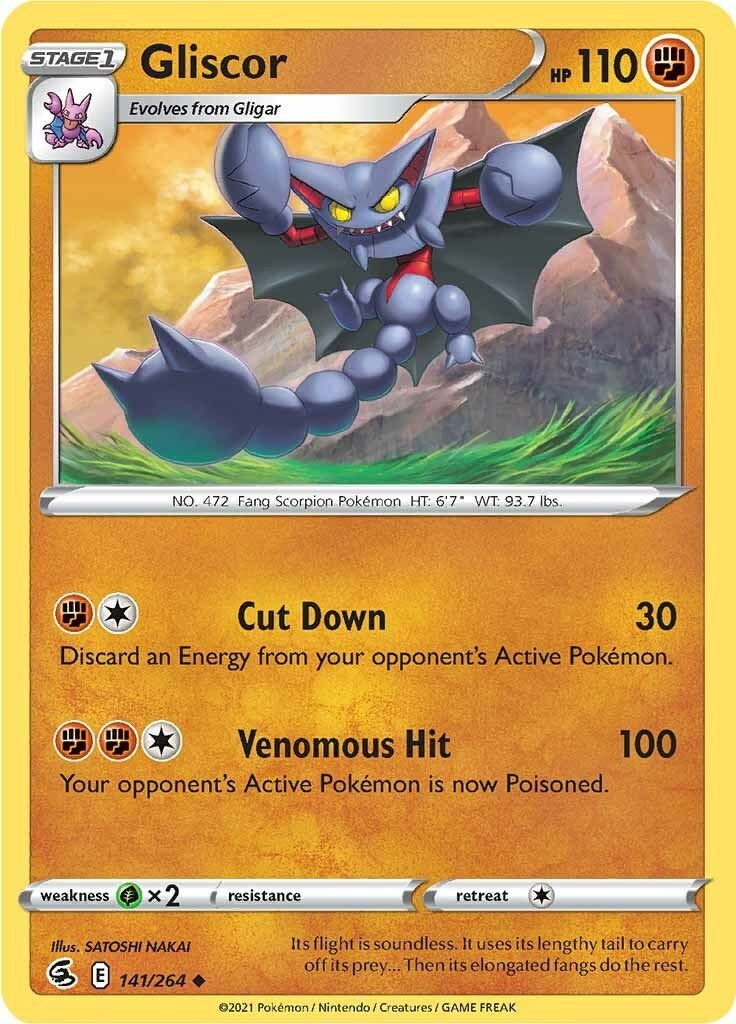 Image for Gliscor (SWSH08: Fusion Strike) (141/264) - Pokemon