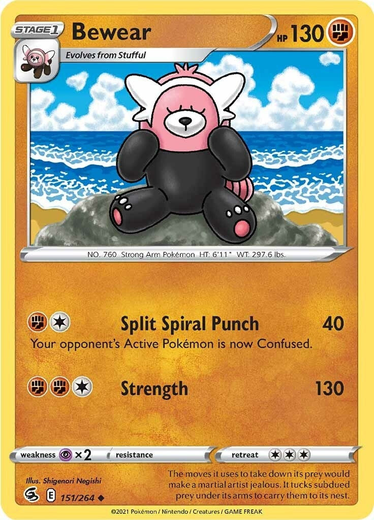 Image for Bewear (SWSH08: Fusion Strike) (151/264) - Pokemon