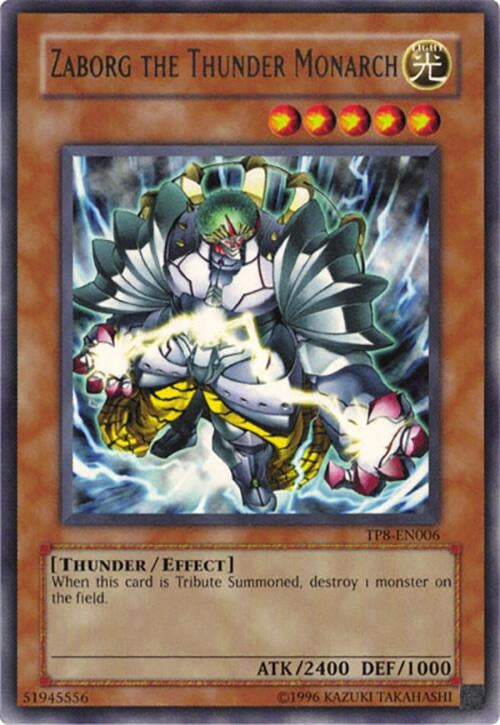 Image for Zaborg the Thunder Monarch (Tournament Pack 8) (TP8-EN006) - YuGiOh