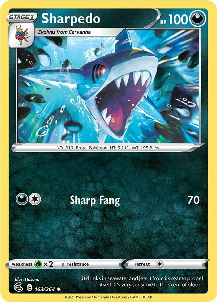 Image for Sharpedo (SWSH08: Fusion Strike) (163/264) - Pokemon