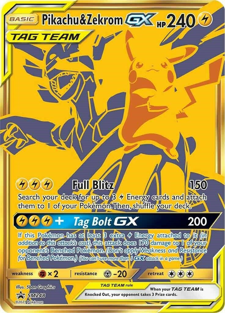Image for Pikachu & Zekrom GX - SM248 (SM Promos) (SM248) - Pokemon