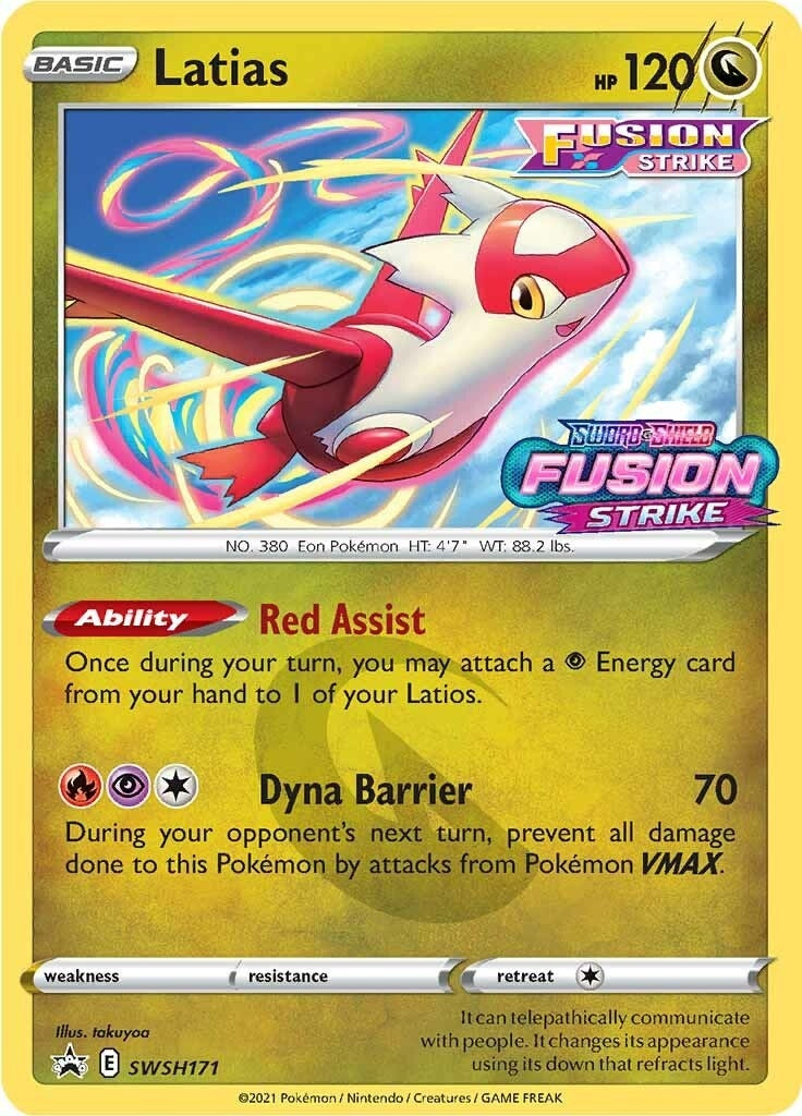 Image for Latias - SWSH171 (Prerelease) (SWSH: Sword & Shield Promo Cards) (SWSH171) - Pokemon
