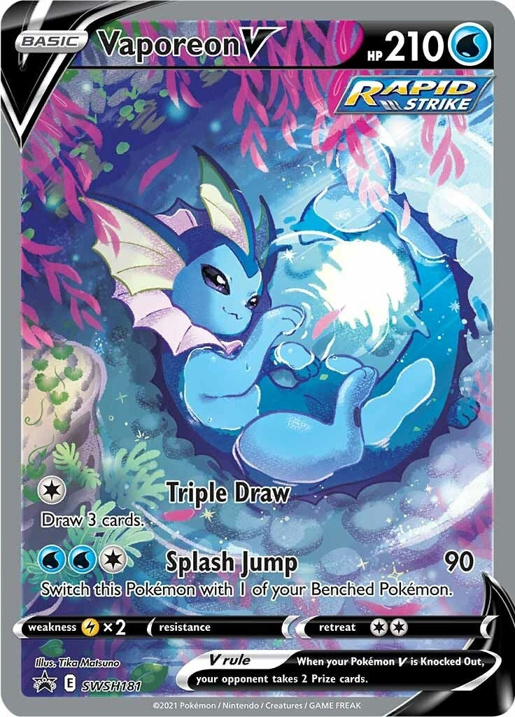 Image for Vaporeon V - SWSH181 (SWSH: Sword & Shield Promo Cards) (SWSH181) - Pokemon