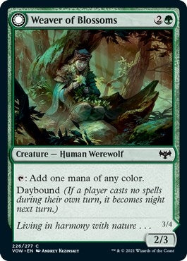 Image for Weaver of Blossoms (Innistrad: Crimson Vow) (226) - Magic: The Gathering
