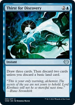 Image for Thirst for Discovery (Innistrad: Crimson Vow) (85) - Magic: The Gathering