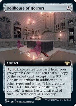 Image for Dollhouse of Horrors (Extended Art) (Innistrad: Crimson Vow) (395) - Magic: The Gathering