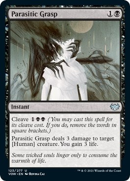Image for Parasitic Grasp (Innistrad: Crimson Vow) (123) - Magic: The Gathering