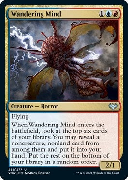 Image for Wandering Mind (Innistrad: Crimson Vow) (251) - Magic: The Gathering