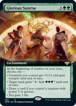 Image for Glorious Sunrise (Extended Art) (Innistrad: Crimson Vow) (388) - Magic: The Gathering
