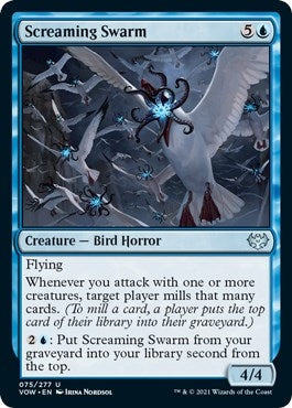 Image for Screaming Swarm (Innistrad: Crimson Vow) (75) - Magic: The Gathering