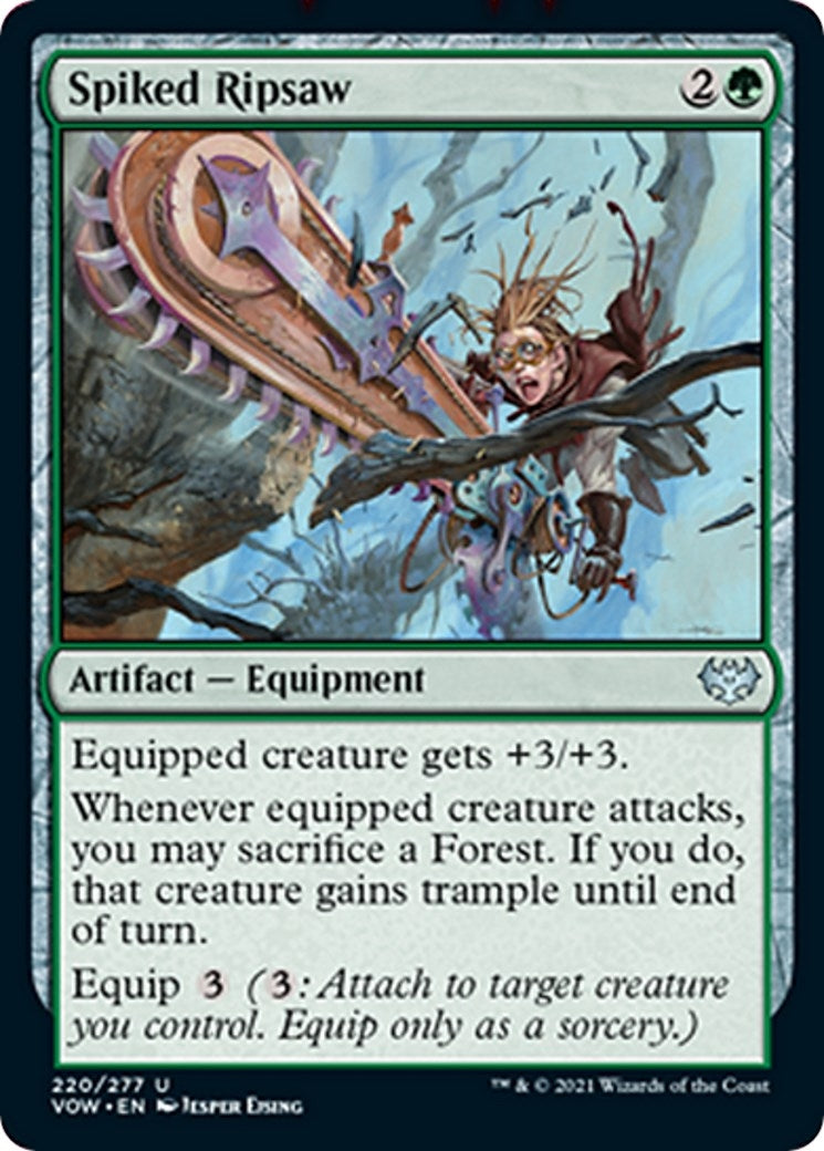 Image for Spiked Ripsaw (Innistrad: Crimson Vow) (220) - Magic: The Gathering