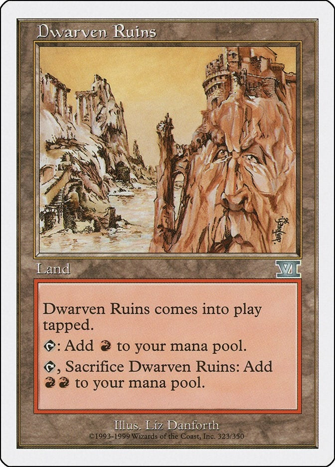 Image for Dwarven Ruins (Classic Sixth Edition) (323) - Magic: The Gathering