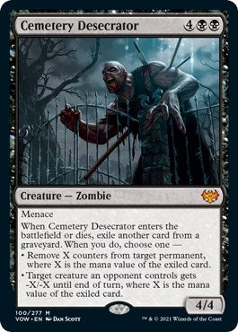 Image for Cemetery Desecrator (Innistrad: Crimson Vow) (100) - Magic: The Gathering