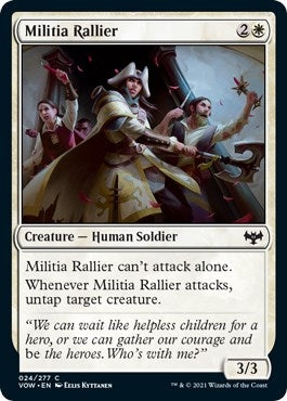 Image for Militia Rallier (Innistrad: Crimson Vow) (24) - Magic: The Gathering