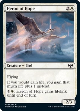 Image for Heron of Hope (Innistrad: Crimson Vow) (18) - Magic: The Gathering