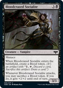 Image for Bloodcrazed Socialite (Innistrad: Crimson Vow) (96) - Magic: The Gathering