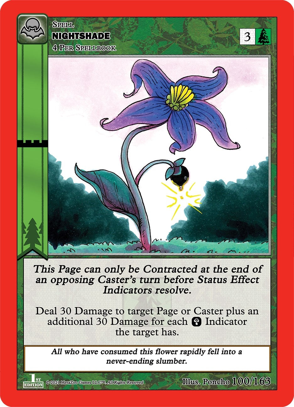 Image for Nightshade (Nightfall: First Edition) (100/163) - MetaZoo