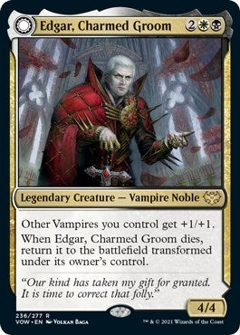 Image for Edgar, Charmed Groom (Innistrad: Crimson Vow) (236) - Magic: The Gathering