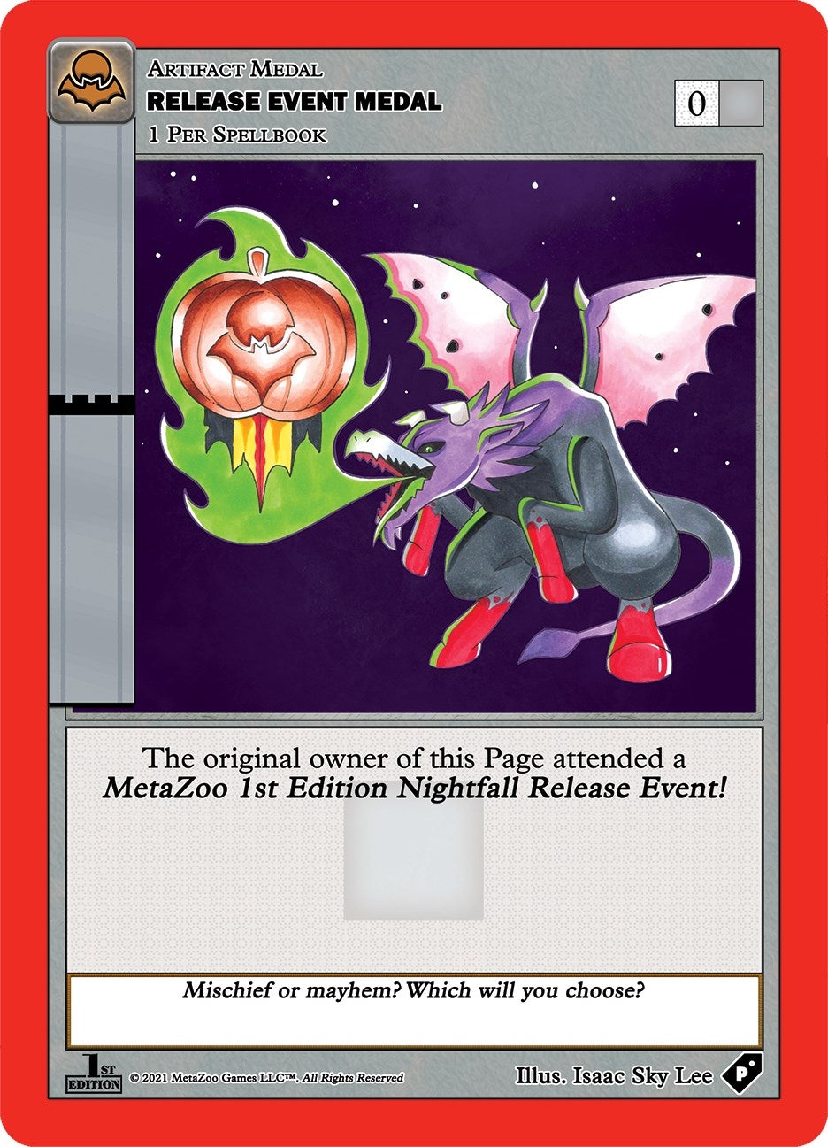 Image for Release Event Medal (Nightfall) (Medals) - MetaZoo