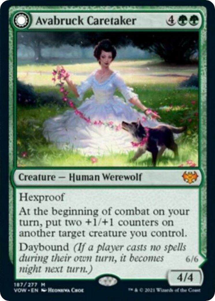 Image for Avabruck Caretaker (Innistrad: Crimson Vow) (187) - Magic: The Gathering