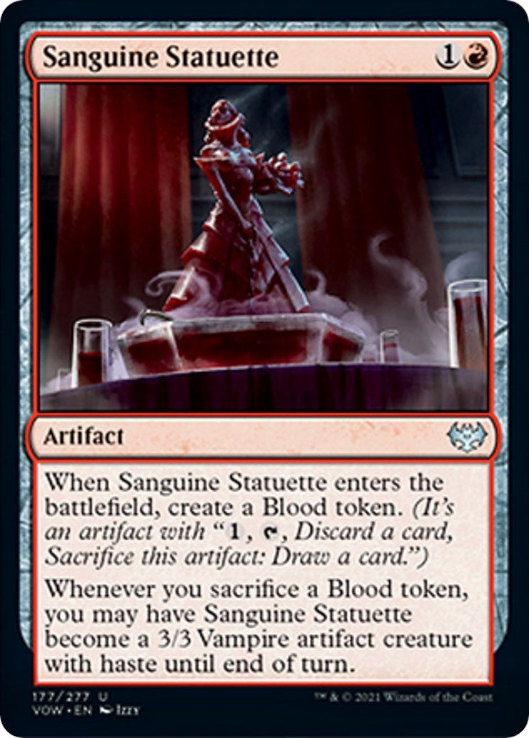 Image for Sanguine Statuette (Innistrad: Crimson Vow) (177) - Magic: The Gathering